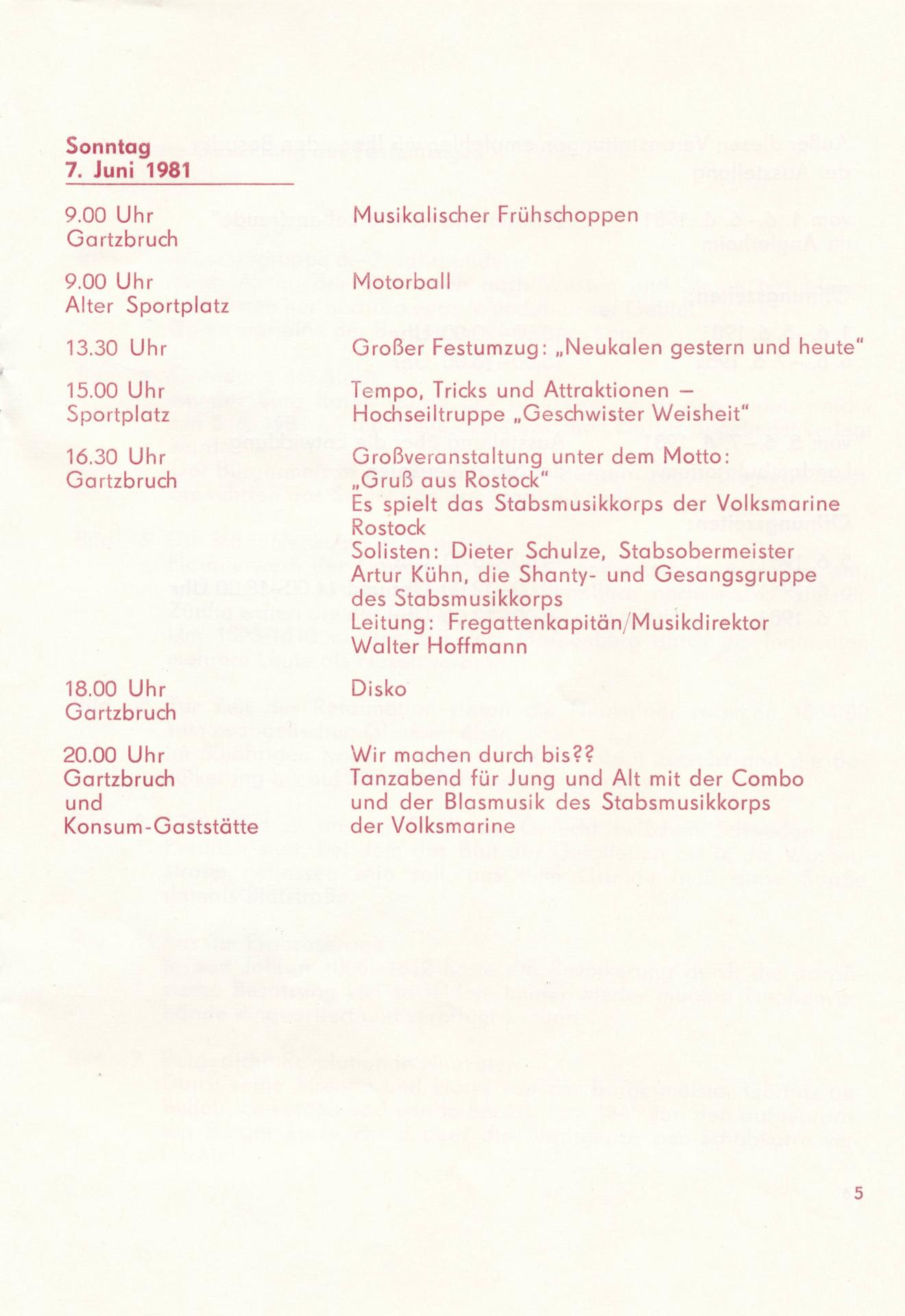 Festprogramm 1981 (6)