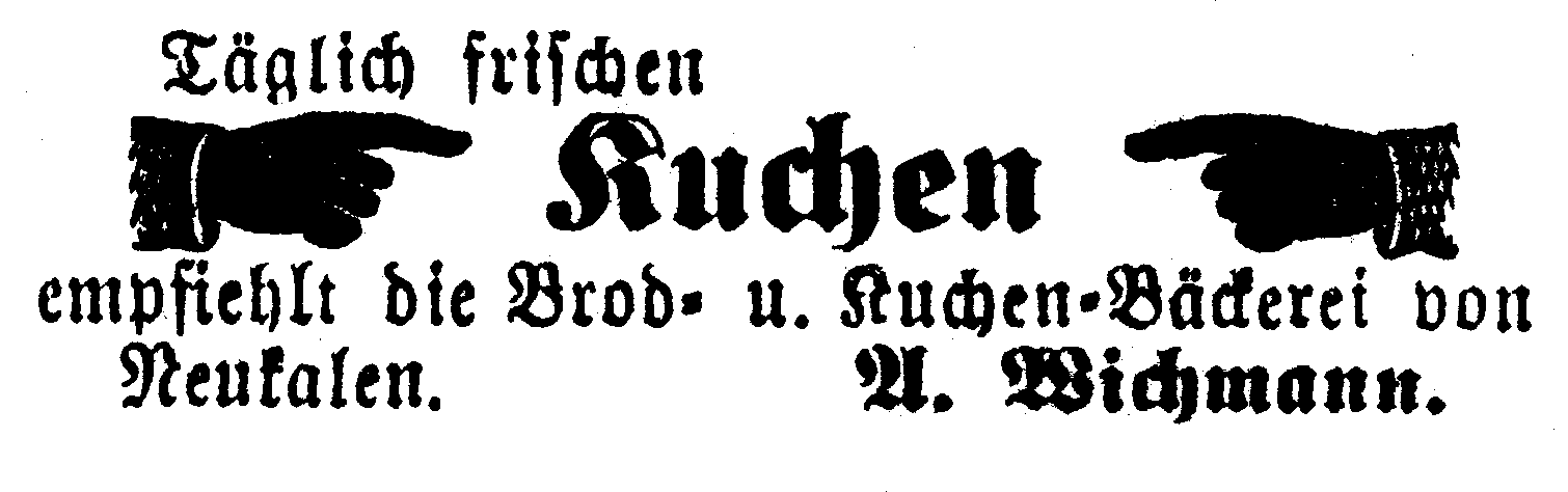„Neukalener Wochenblatt“ vom 6.3.1896.