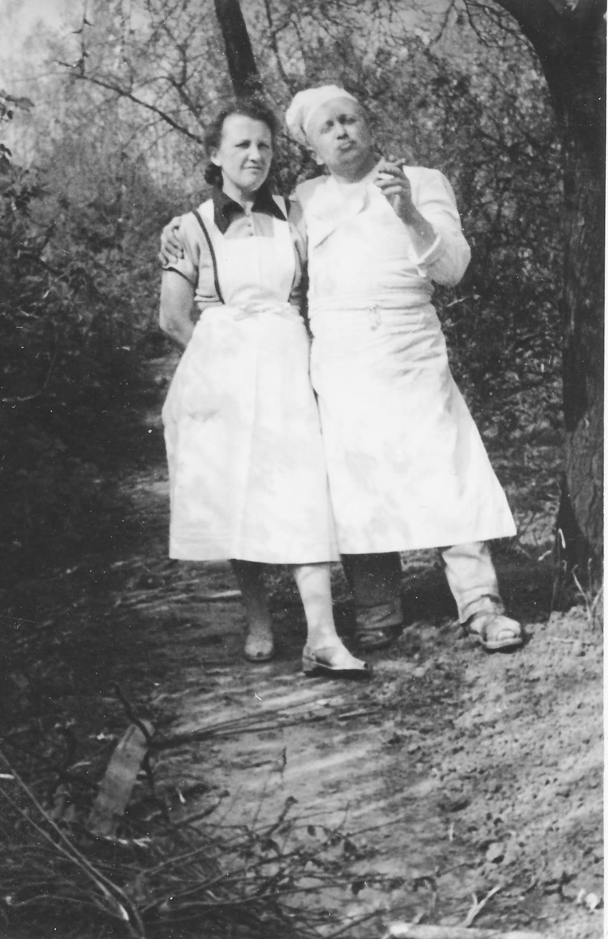 Bäckermeister Hans Seemann  mit seiner Frau Grete, geb. Lütgens.