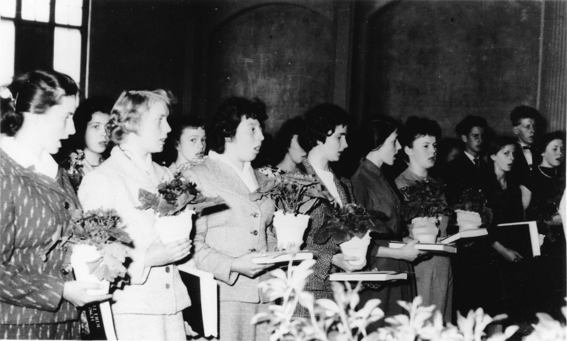 Am 26. April 1959 fand im Saal des „Hotel Dahms“ eine Jugendweiheveranstaltung statt (3).