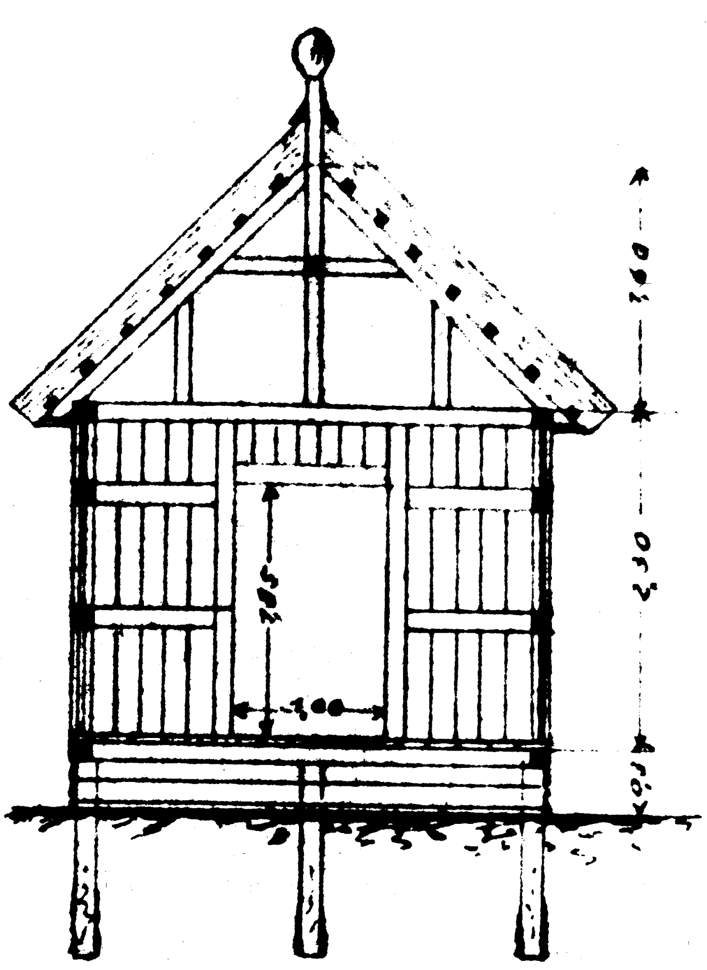 Zeichnung Waldschutzhütte 1.12.1924 (3)