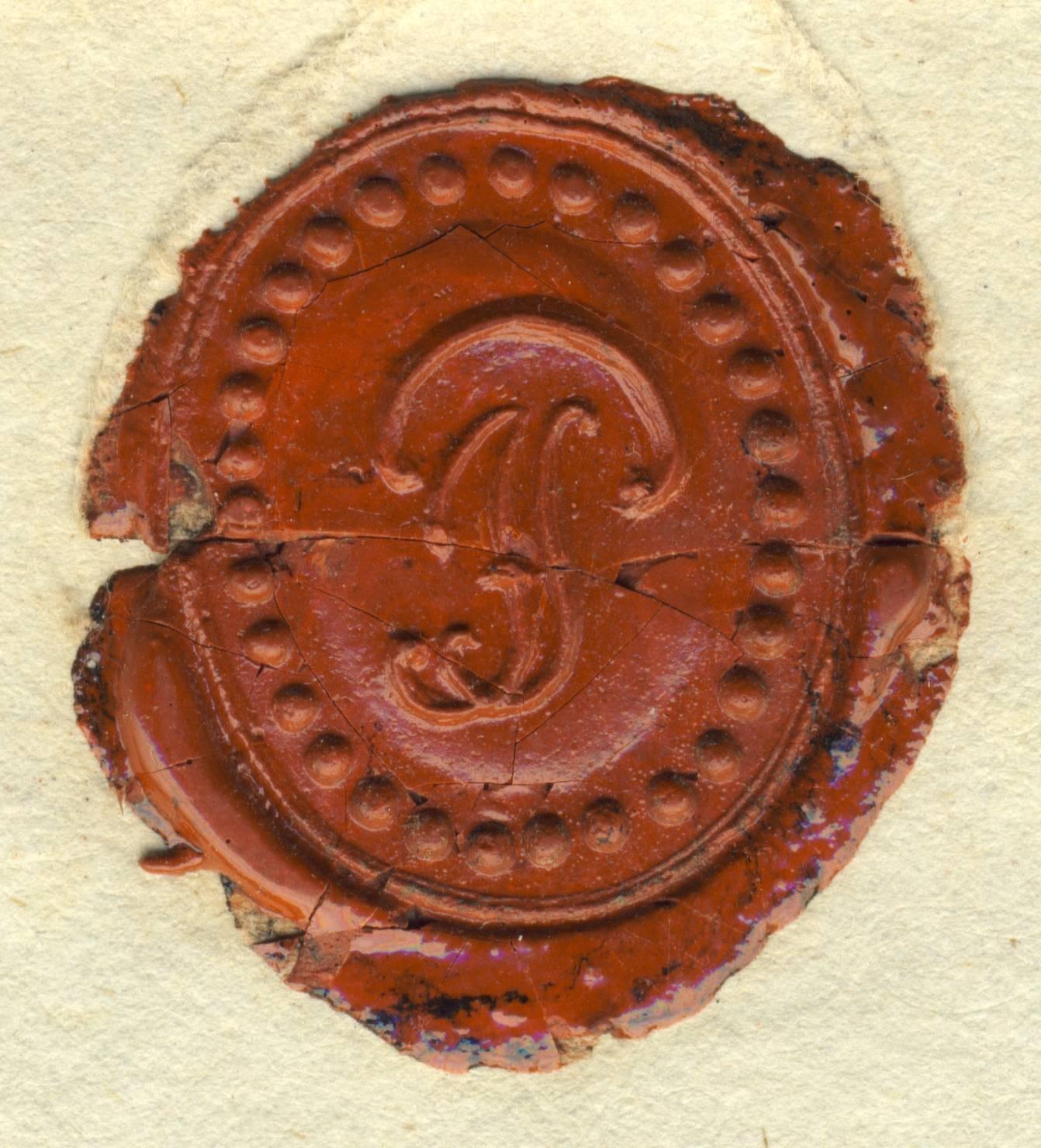Siegel des Försters Pflugradt (1831)