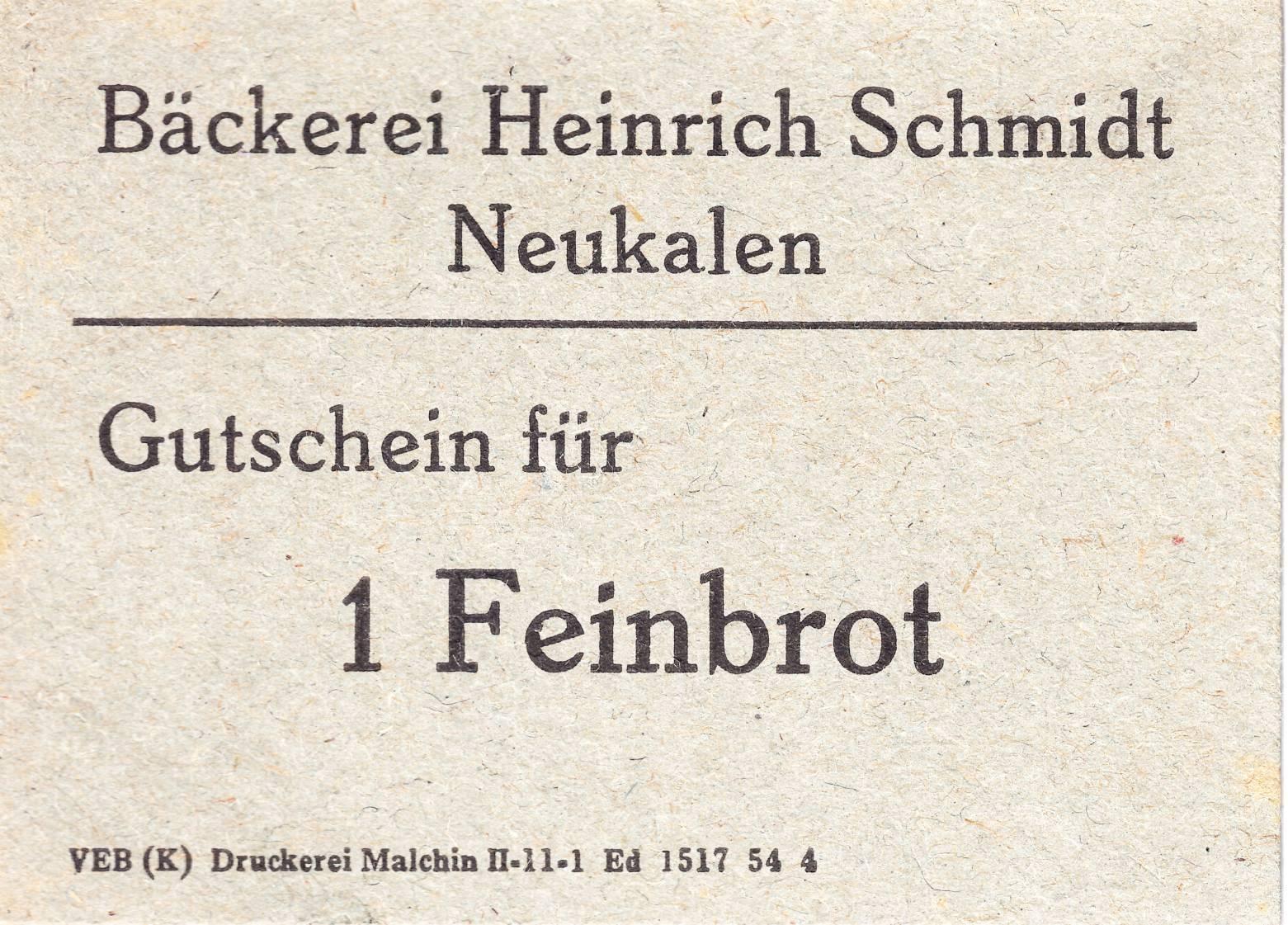Gutschein um 1947 (2).