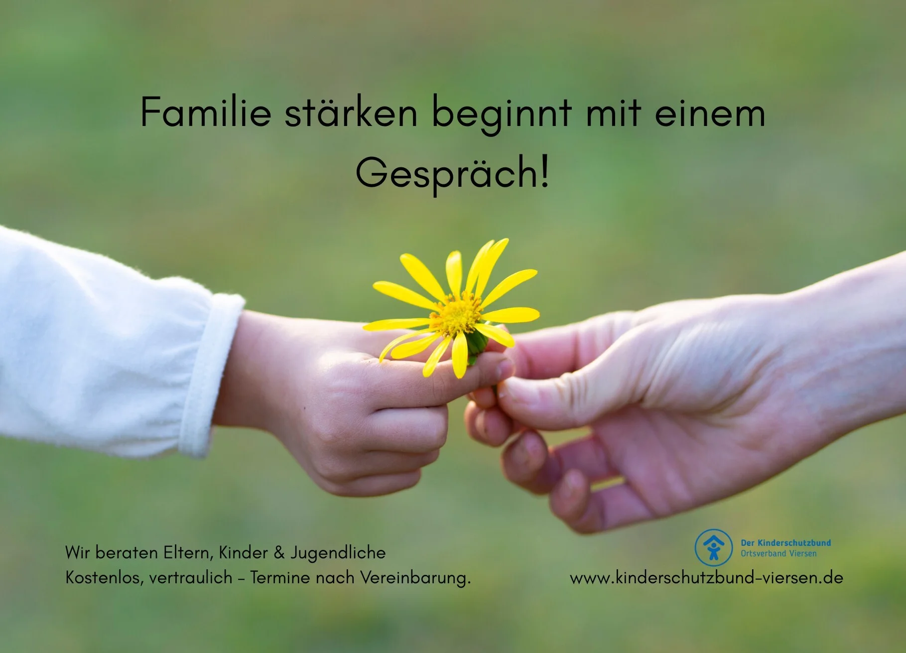 Bild Flyer Familienberatung