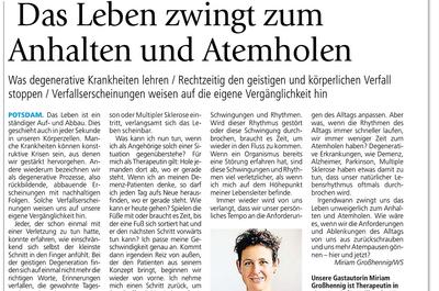 Wochenspiegel Miriam Großhennig