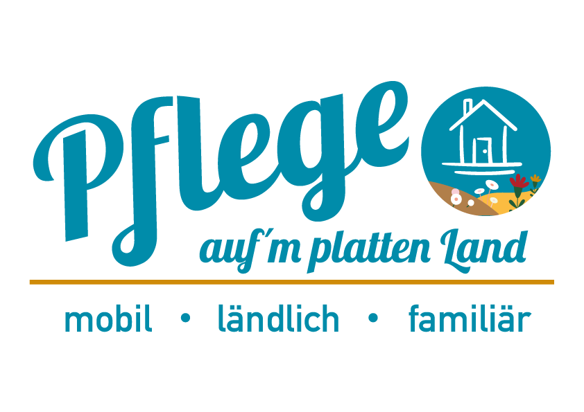 Logo Pflege aufm platten Land