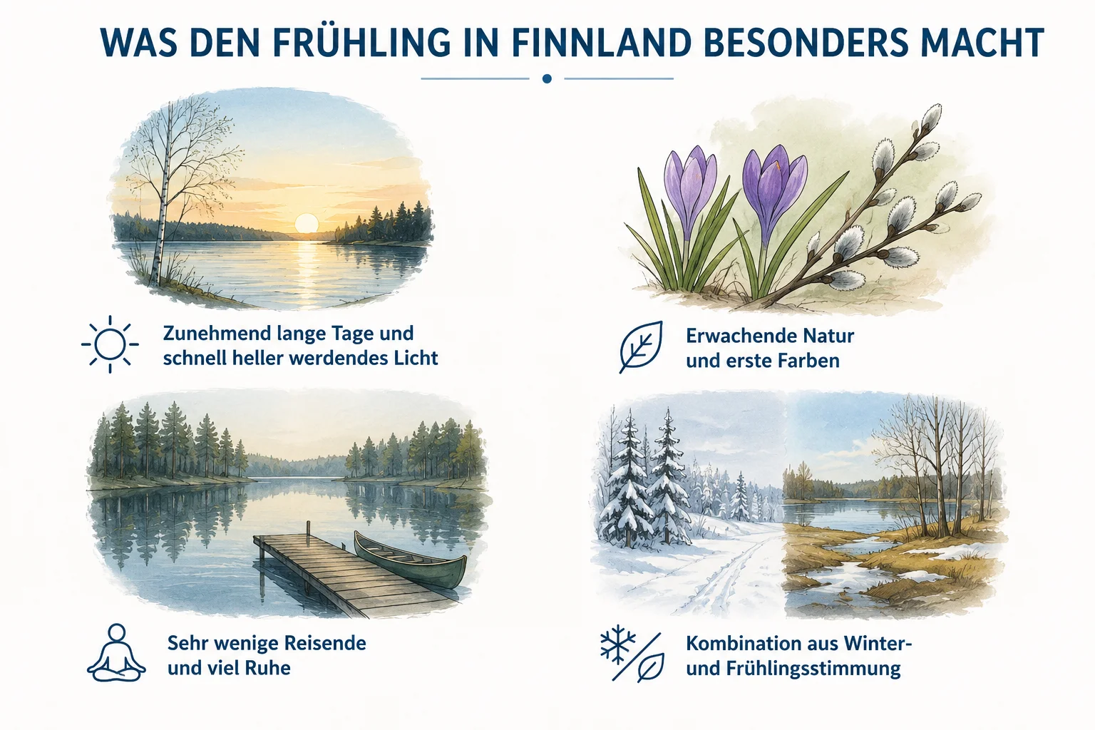 Was den Frühling in Finnland besonders macht - Iconleiste