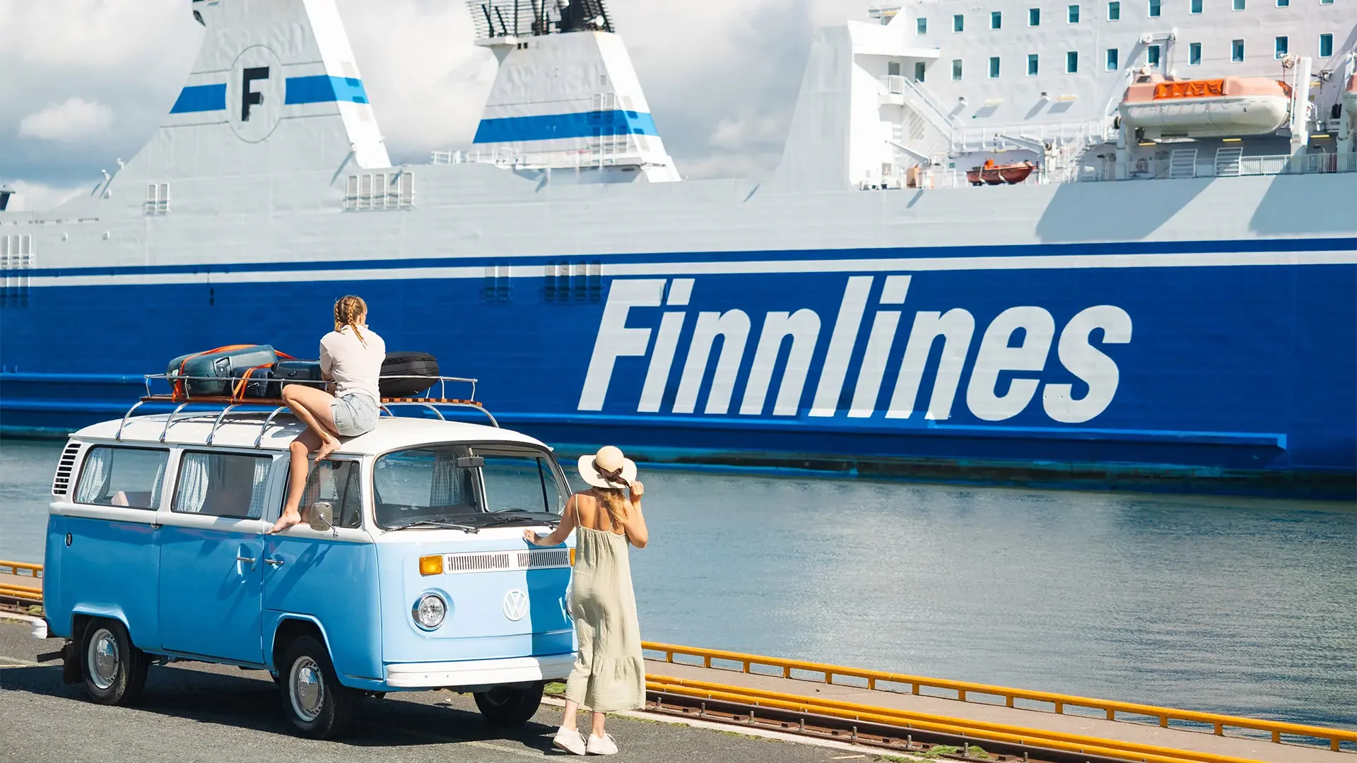 Fahrzeug vor Finnlines