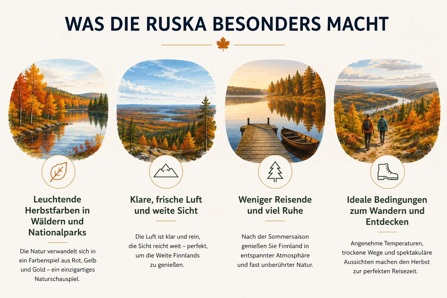 Was die Ruska besonders macht - Icon Leiste