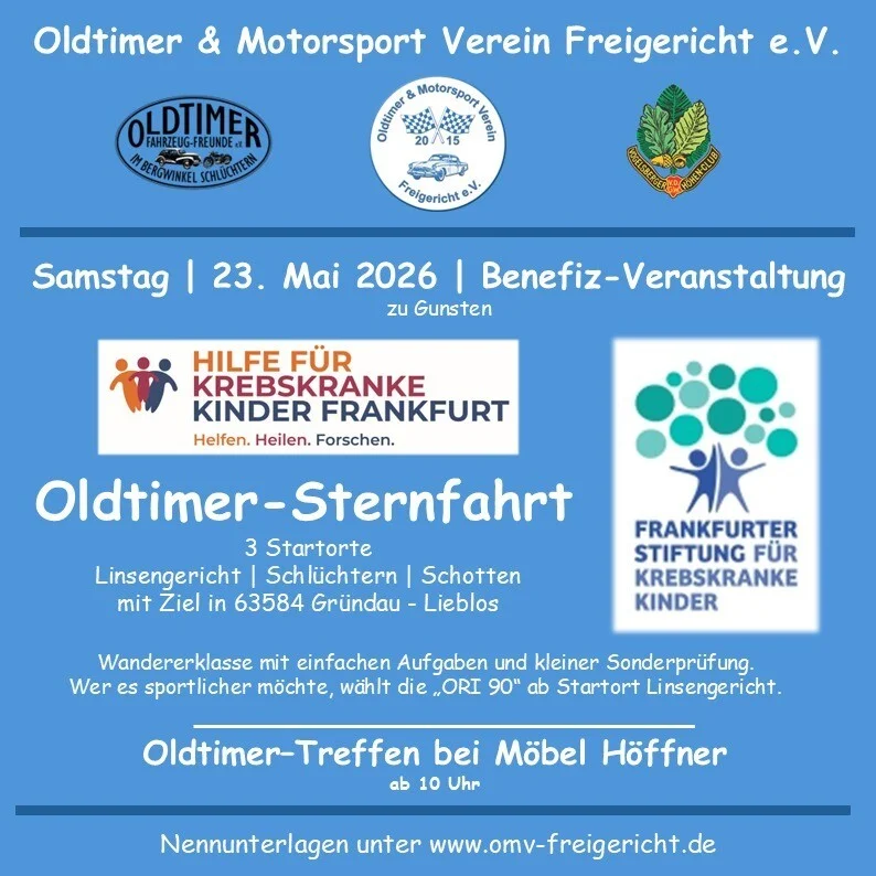 Flyer Benefiz-Sternfahrt 2026