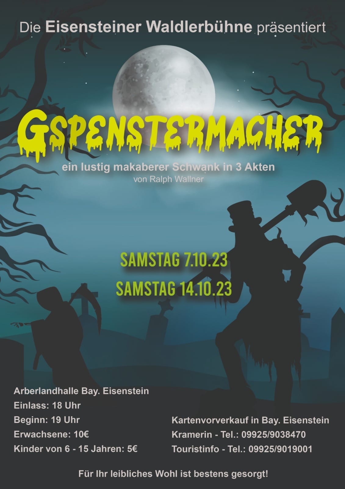Plakat Theater Bayerisch Eisenstein 2023