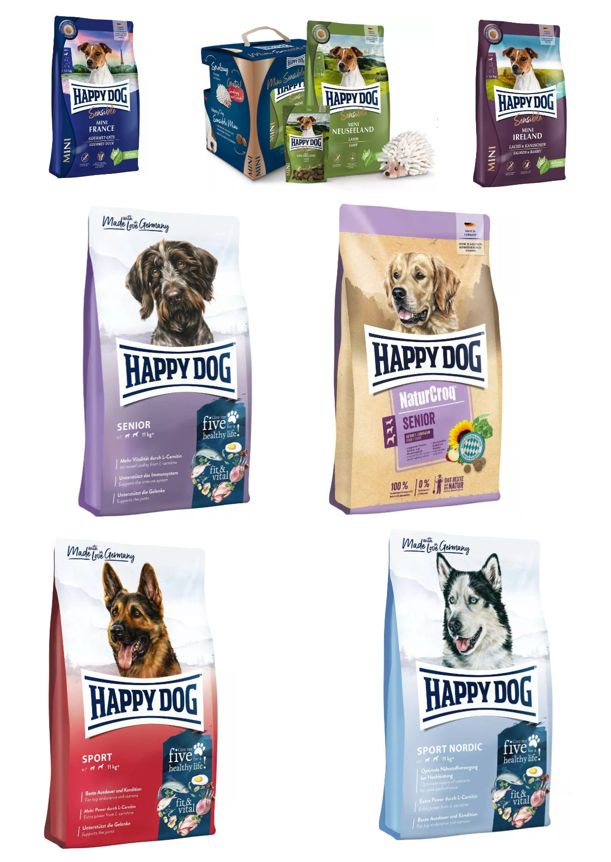HAPPY DOG - Futter für unsere Hunde