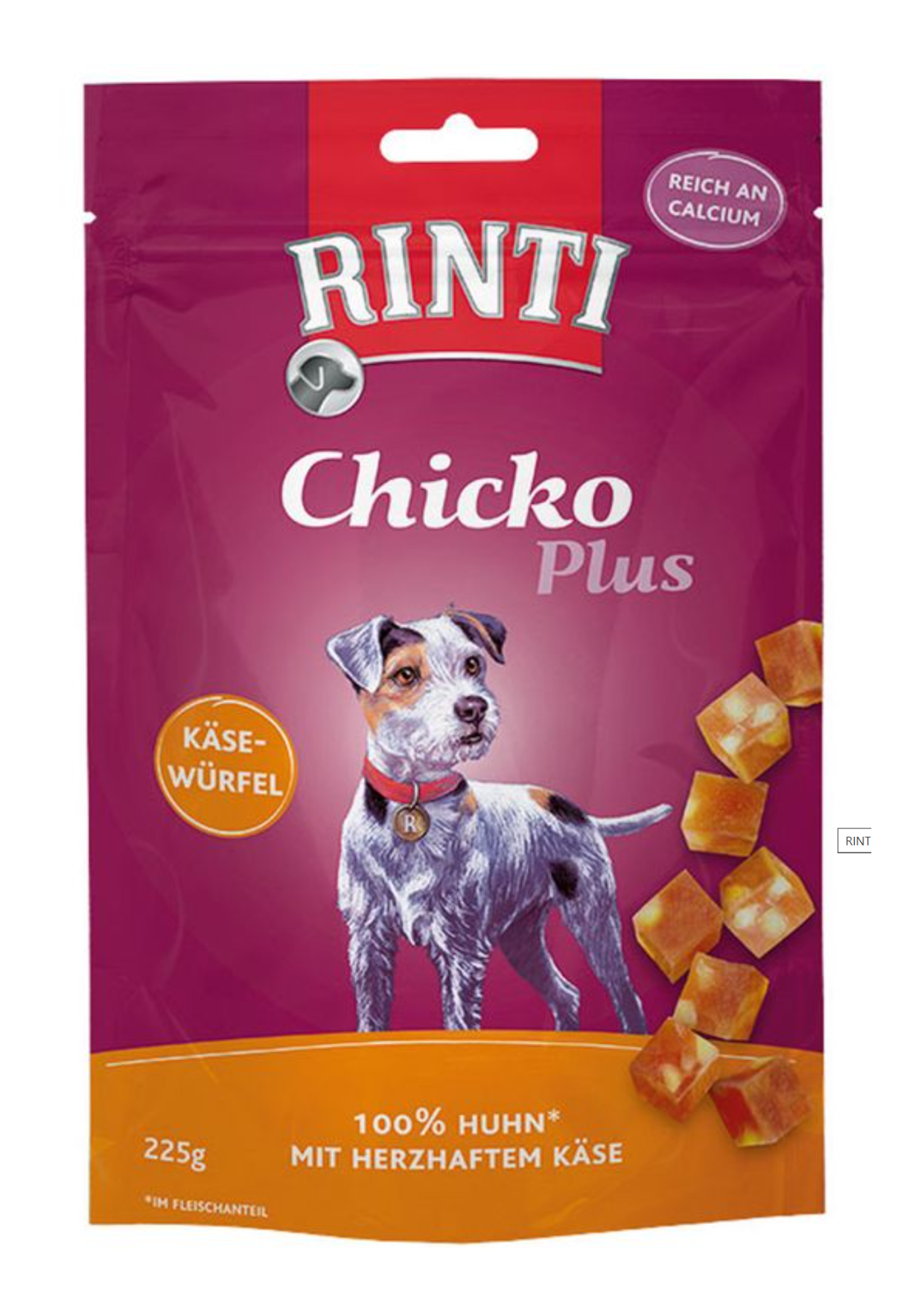 Rinti Chicko Plus - Huhn mit Käse Würfel
