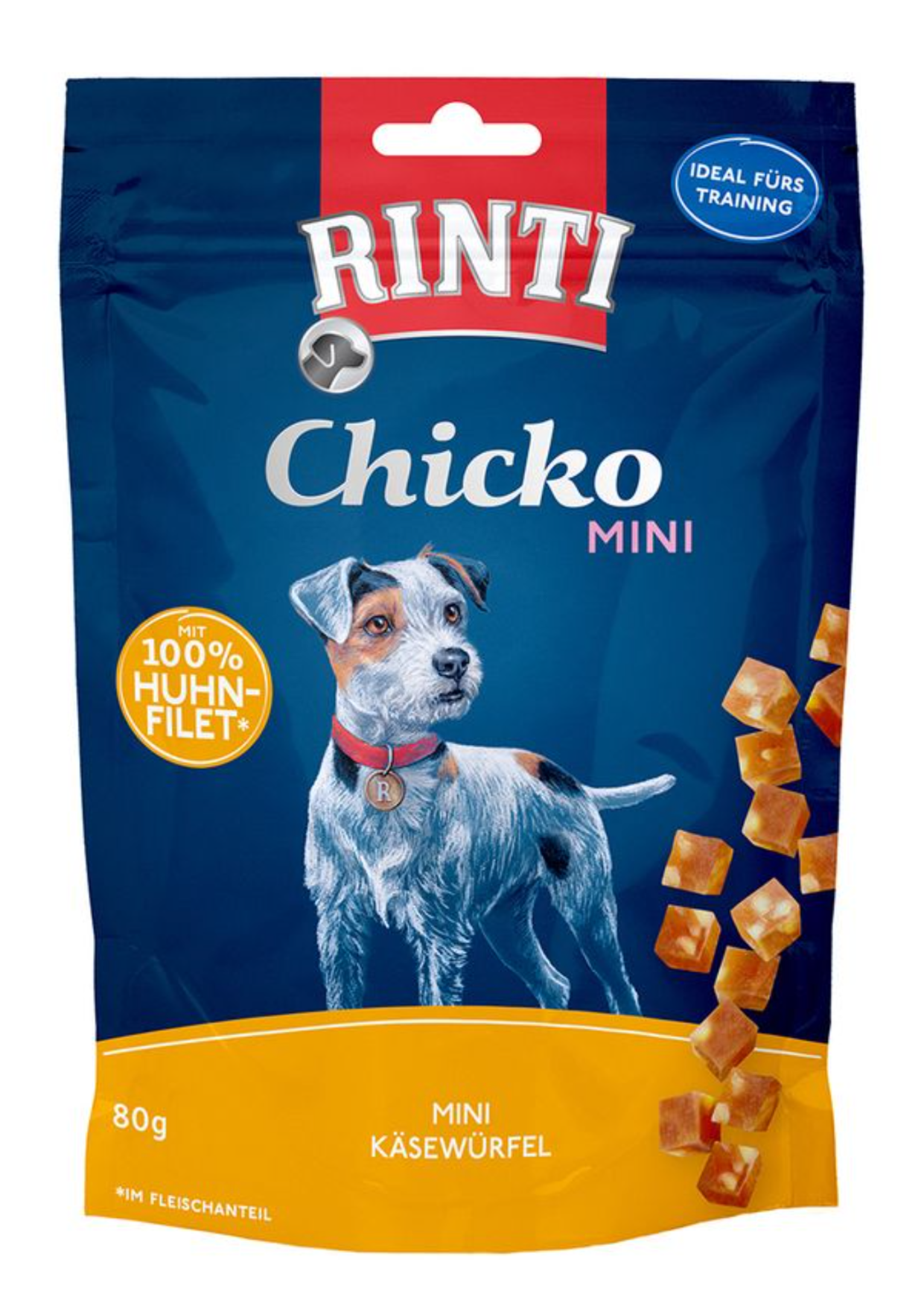 Rinti Chicko mini - Huhn mit Käse Würfel