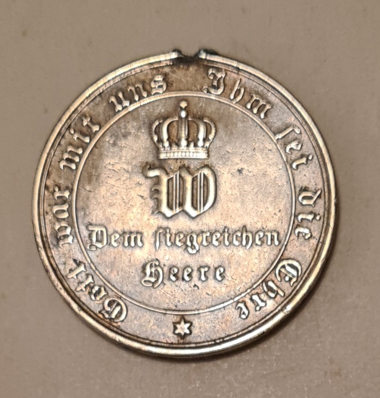 Kriegsgedenkmünze 1870_71 1