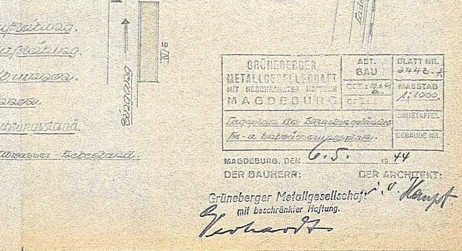 06.05.1944 geplante Bewässeungsanlage Lager