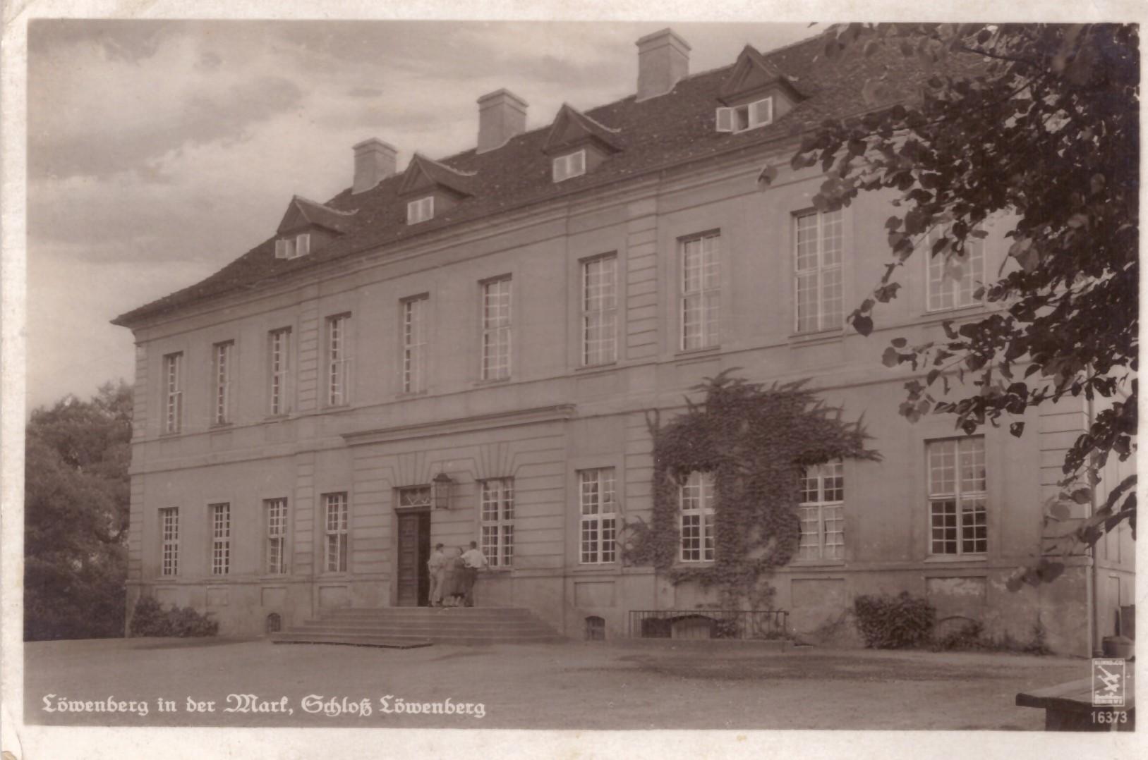 Postkarte Schloss Löwenberg 1