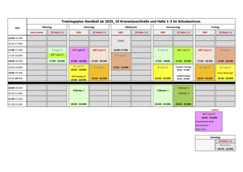Trainingsplan 1.Hbj.2026
