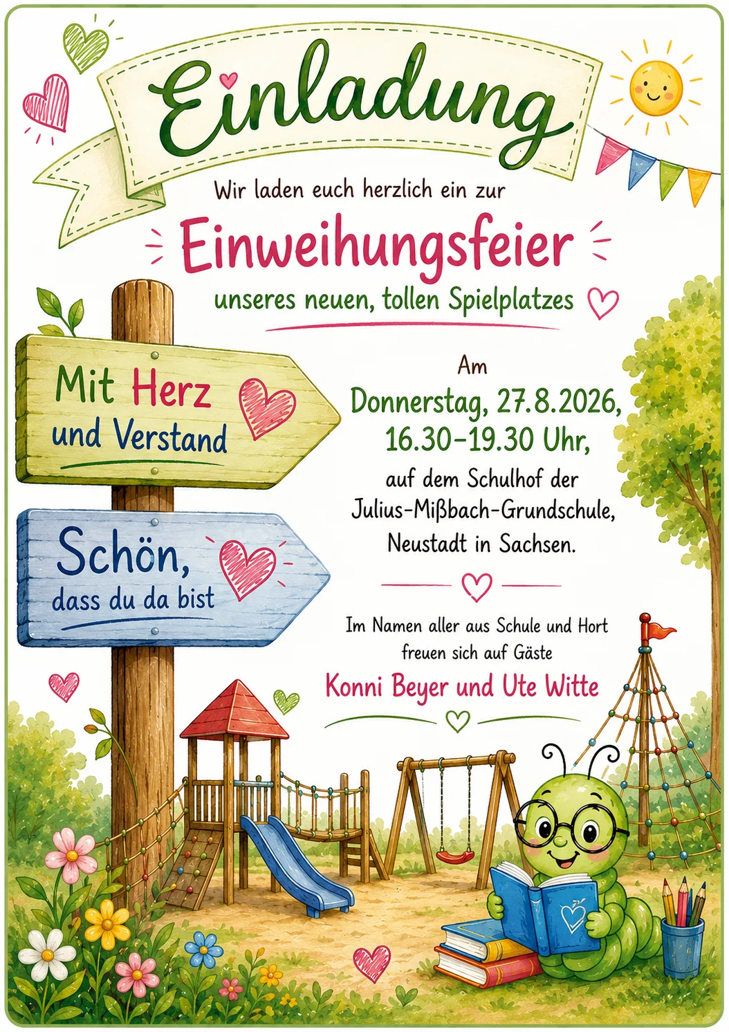 Einweihung Schulhof
