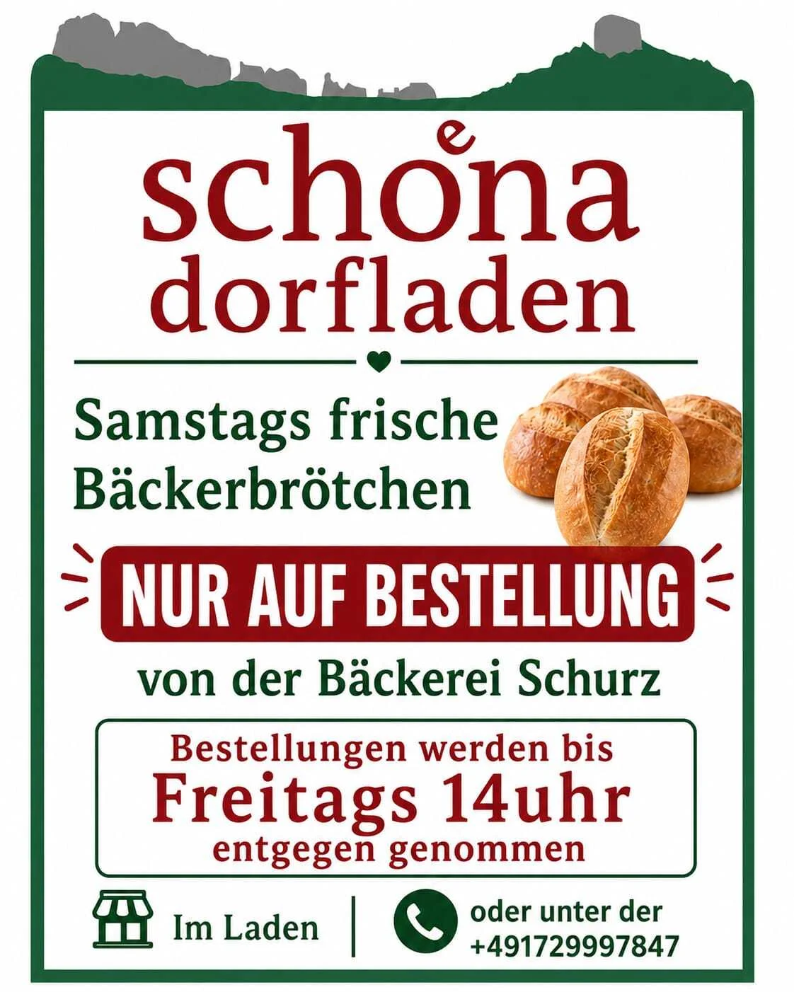 Flyer Brötchen
