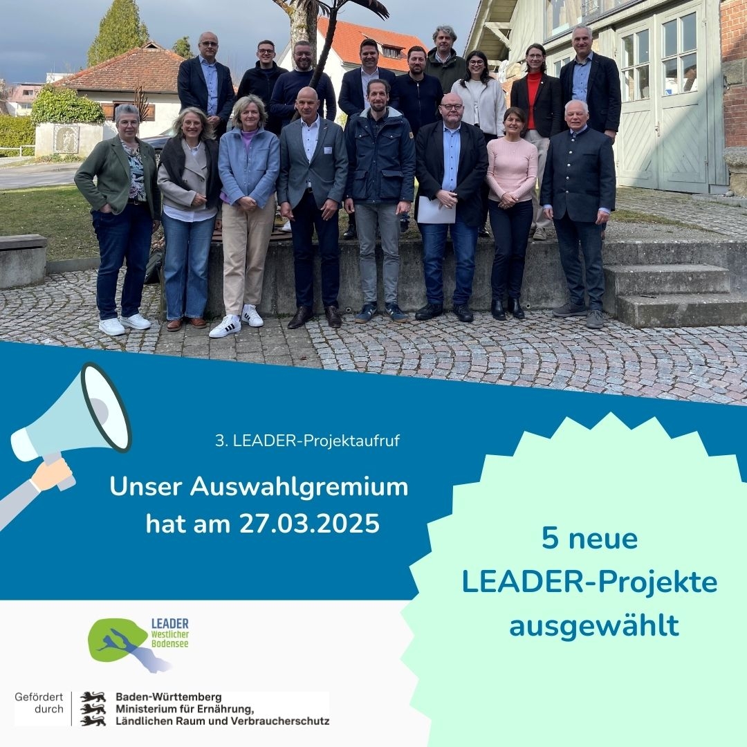 Fünf neue LEADER-Projekte