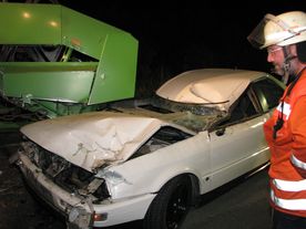 06.08.2010 - Straßenreinigung nach Verkehrsunfall