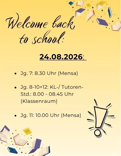 Schulstart 2026