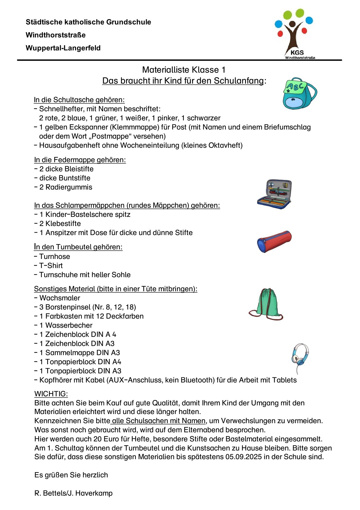 Materialliste Kl.1 (SJ 25-26)