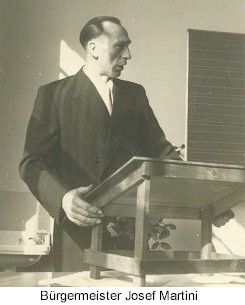 Bürgermeister Josef Martini