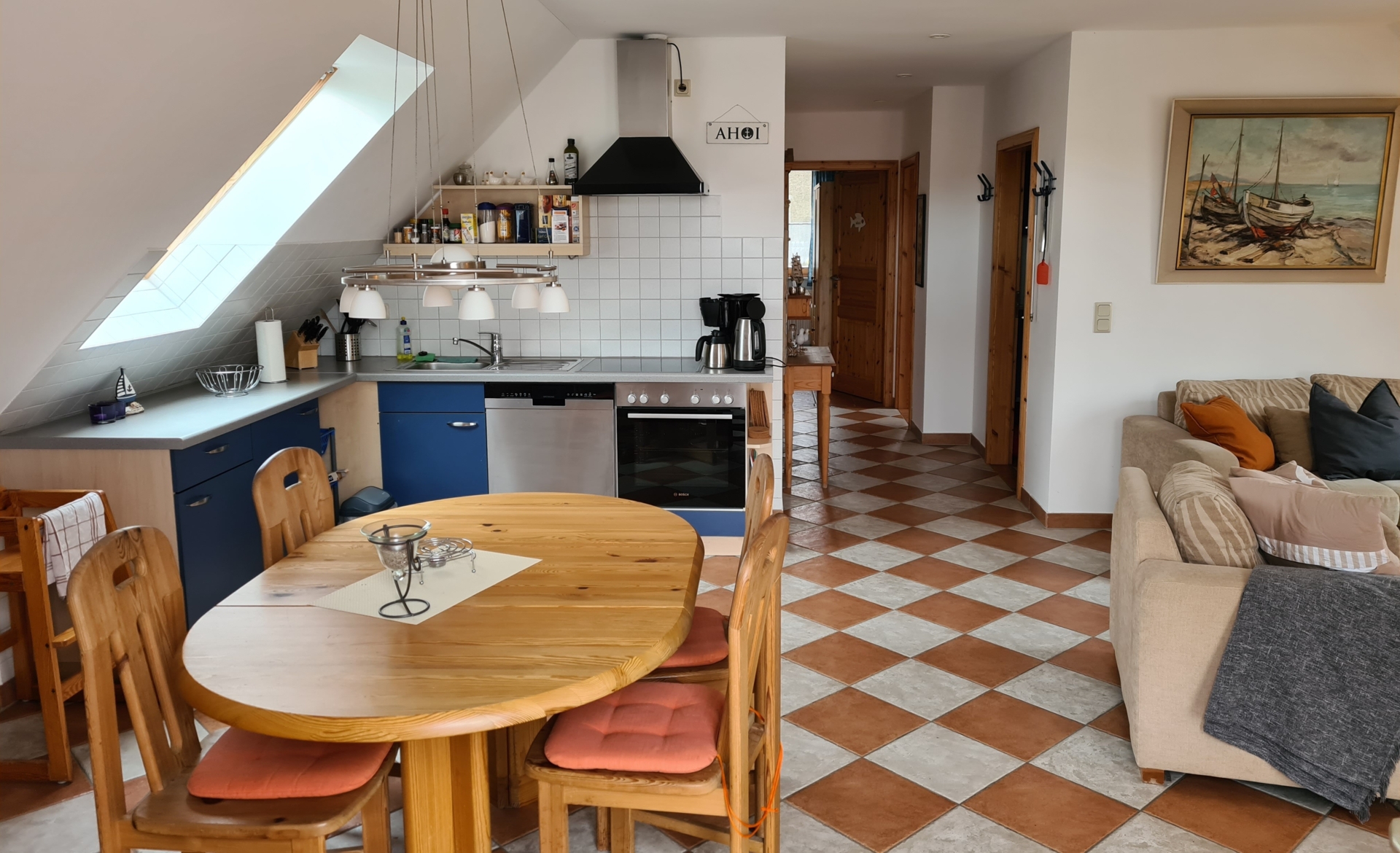 Küche-Wohnzimmer