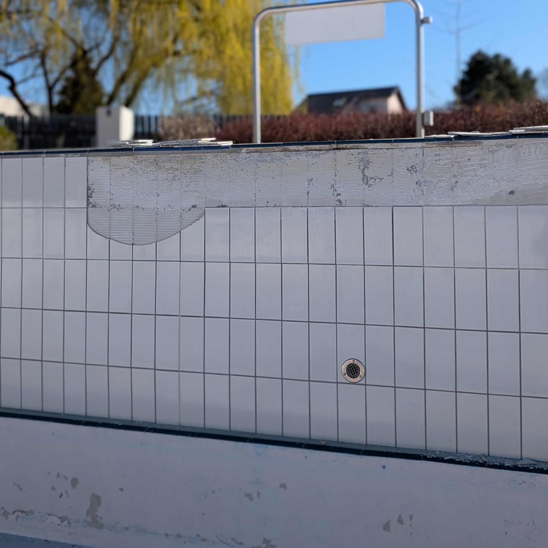 Fliesen an Innenwand