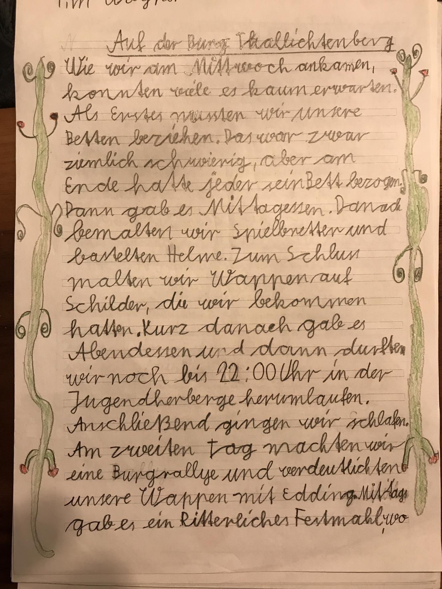 Bericht Tim Wagner 1