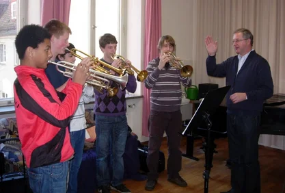 Bläserakademie "advanced" mit Gründer Erich Rinner