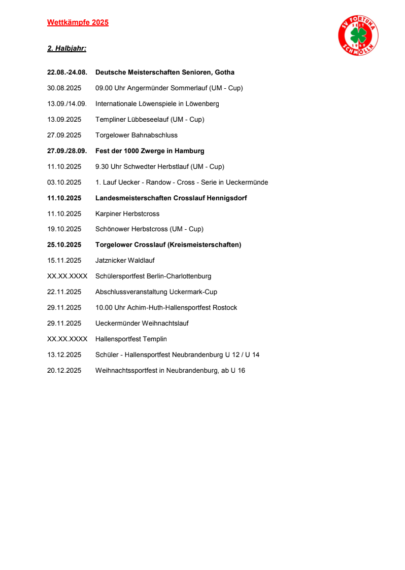 Wettkämpfe 2024_2. Halbjahr