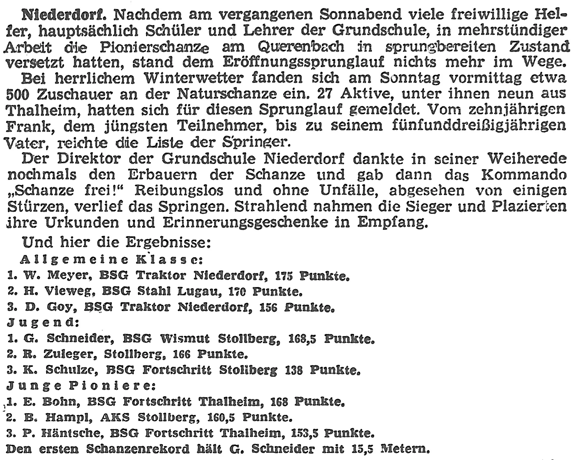 1959-02-13 Pionierschanze eingeweiht 1 (Freie Presse - Lokal Stollberg)