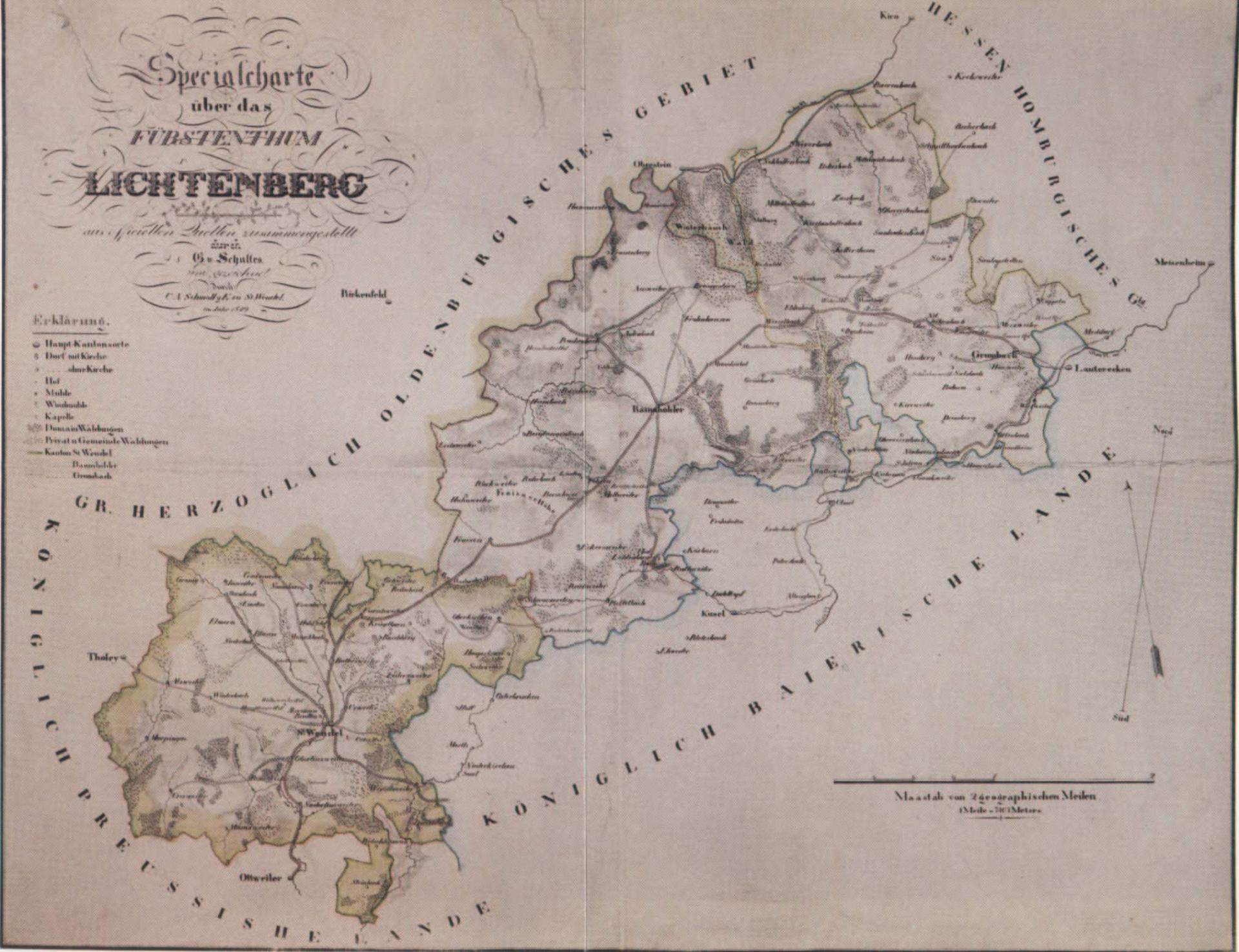 Karte 1819 Ftm Lichtenberg / Fotos wurden bereit gestellt von: Werner Zimmer (†), Siegfried Gollnick,  Markus Christian