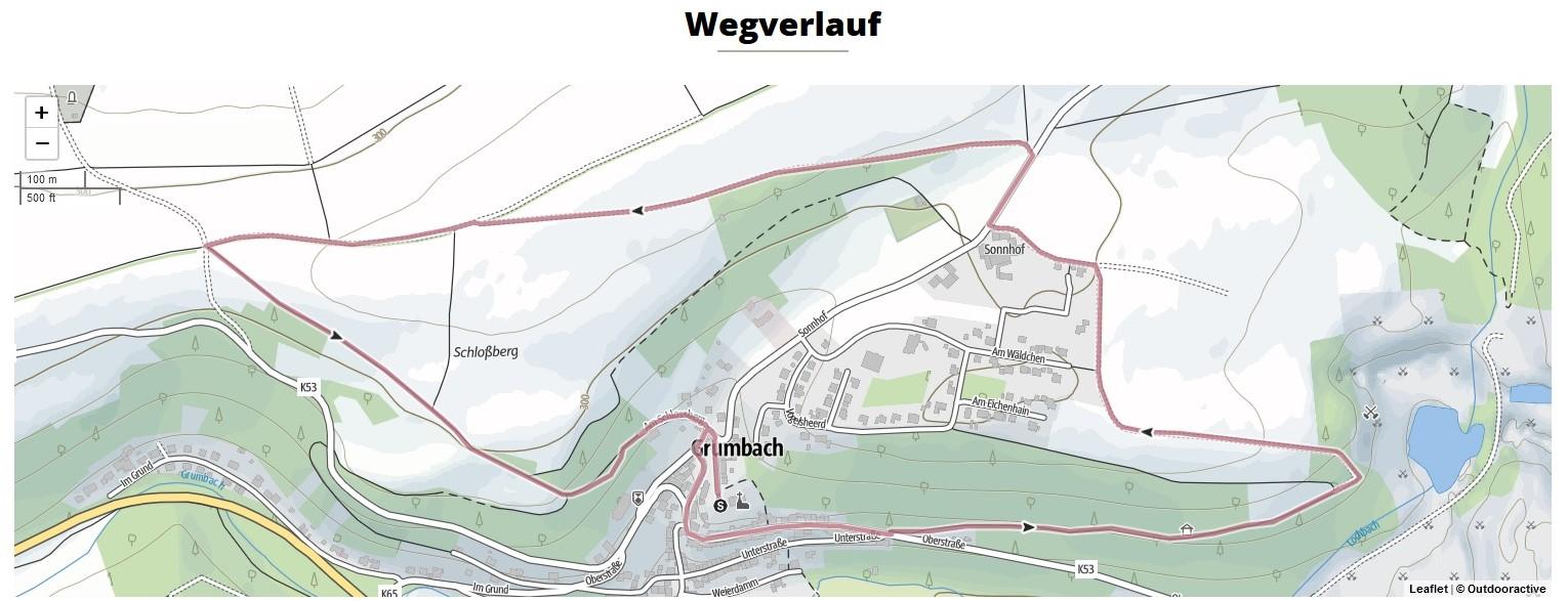 Rheingrafen Wegverlauf