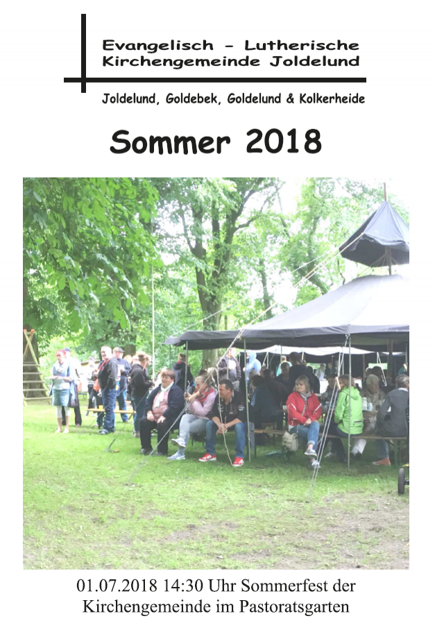 Gemeindebrief Sommer 2018