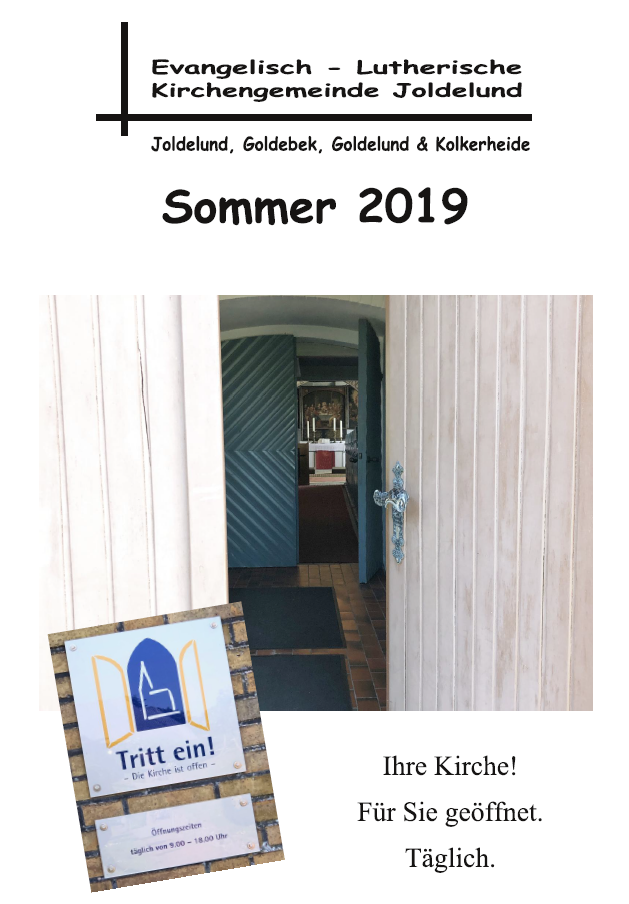 Gemeindebrief Sommer 2019