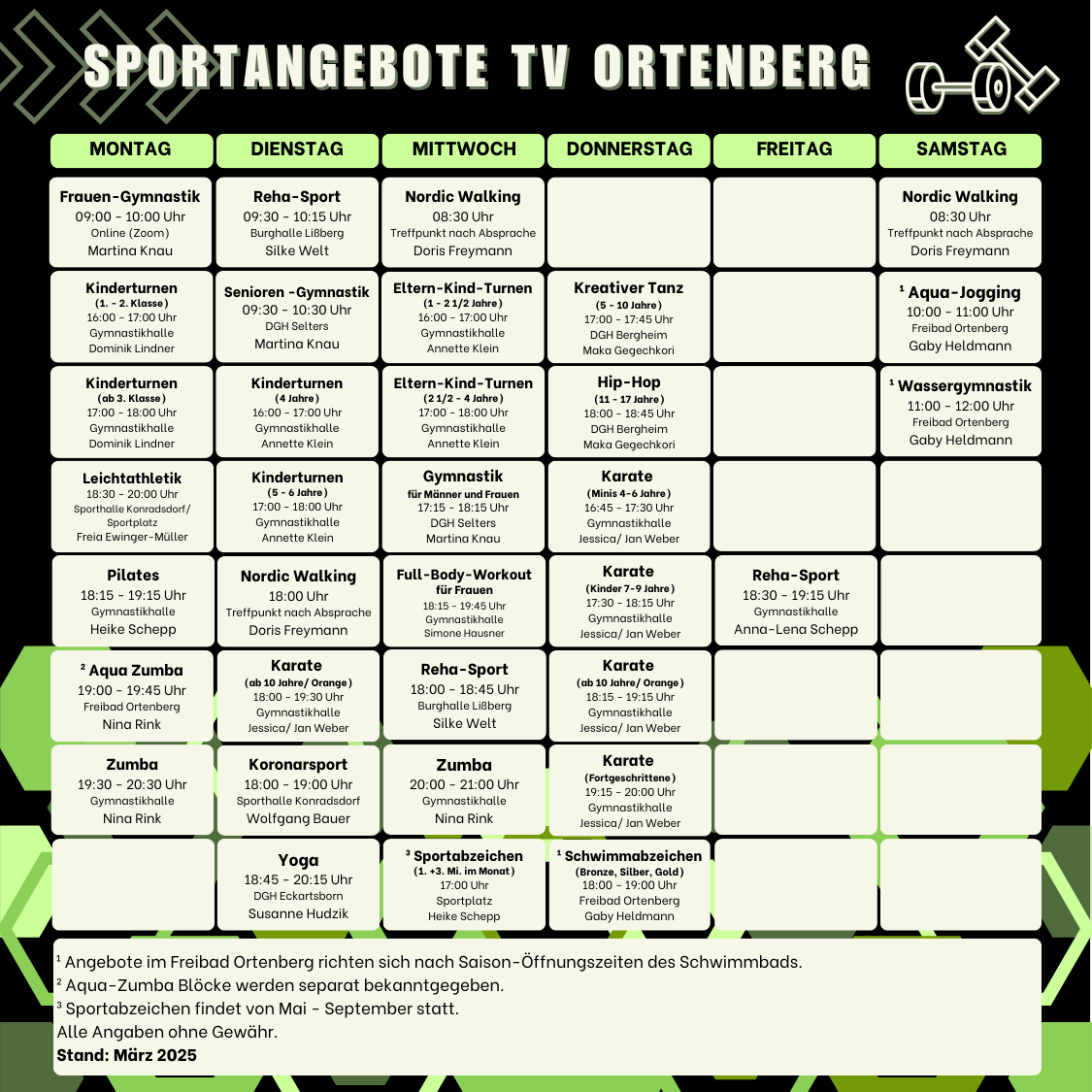 Sportangebote
