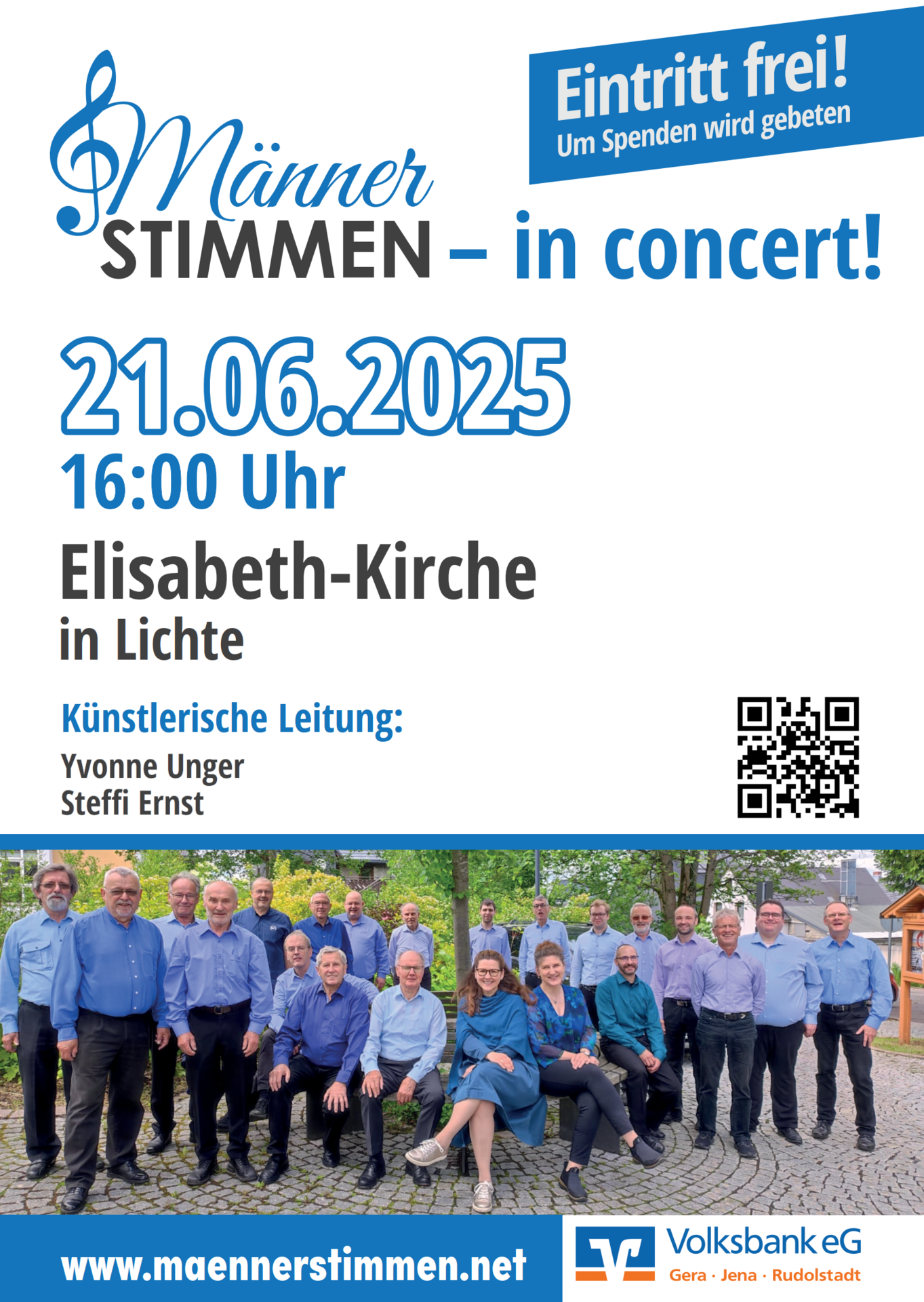 Plakat Männerstimmen