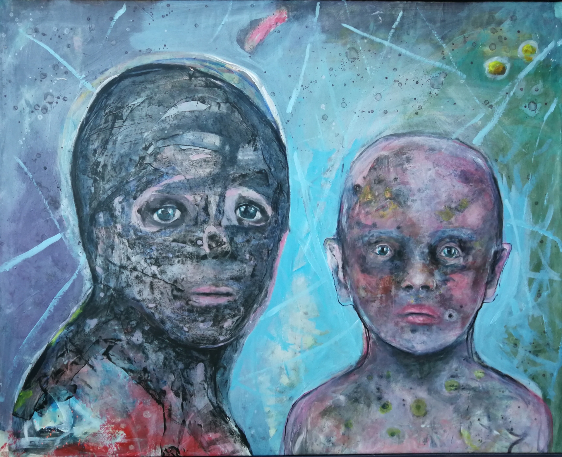 Die Zwei-123x153cm
