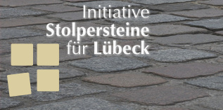 Logo Initiative Stolpersteine für Lübeck - weiterführender Link, öffnet neues Fenster