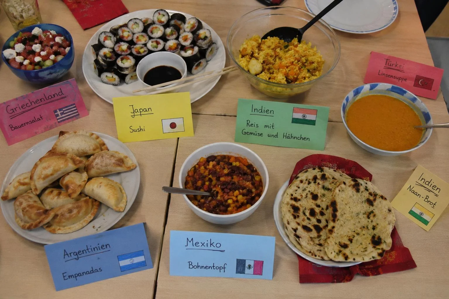 Essen um die Welt