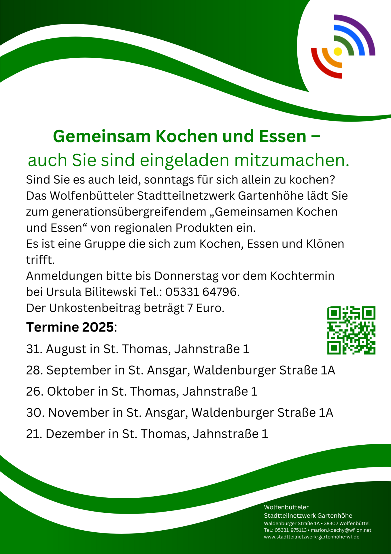 Gemeinsam Kochen und Essen