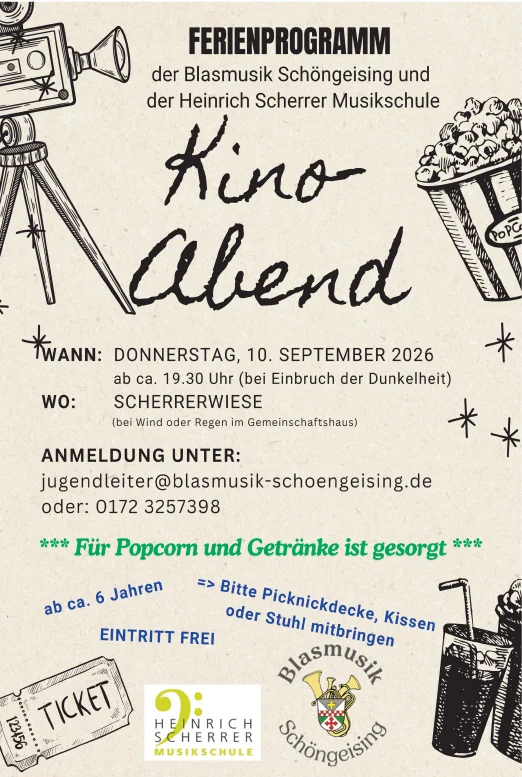 Ferienprogramm - Kinoabend 2026