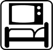 Fernseher im Zimmer