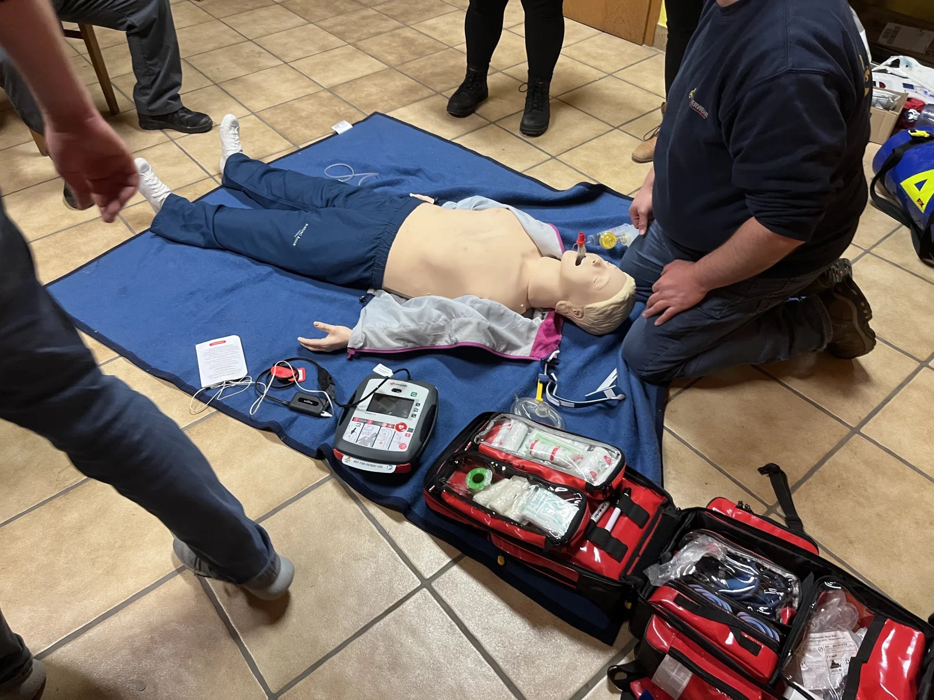 Übung Rea mit Intubation