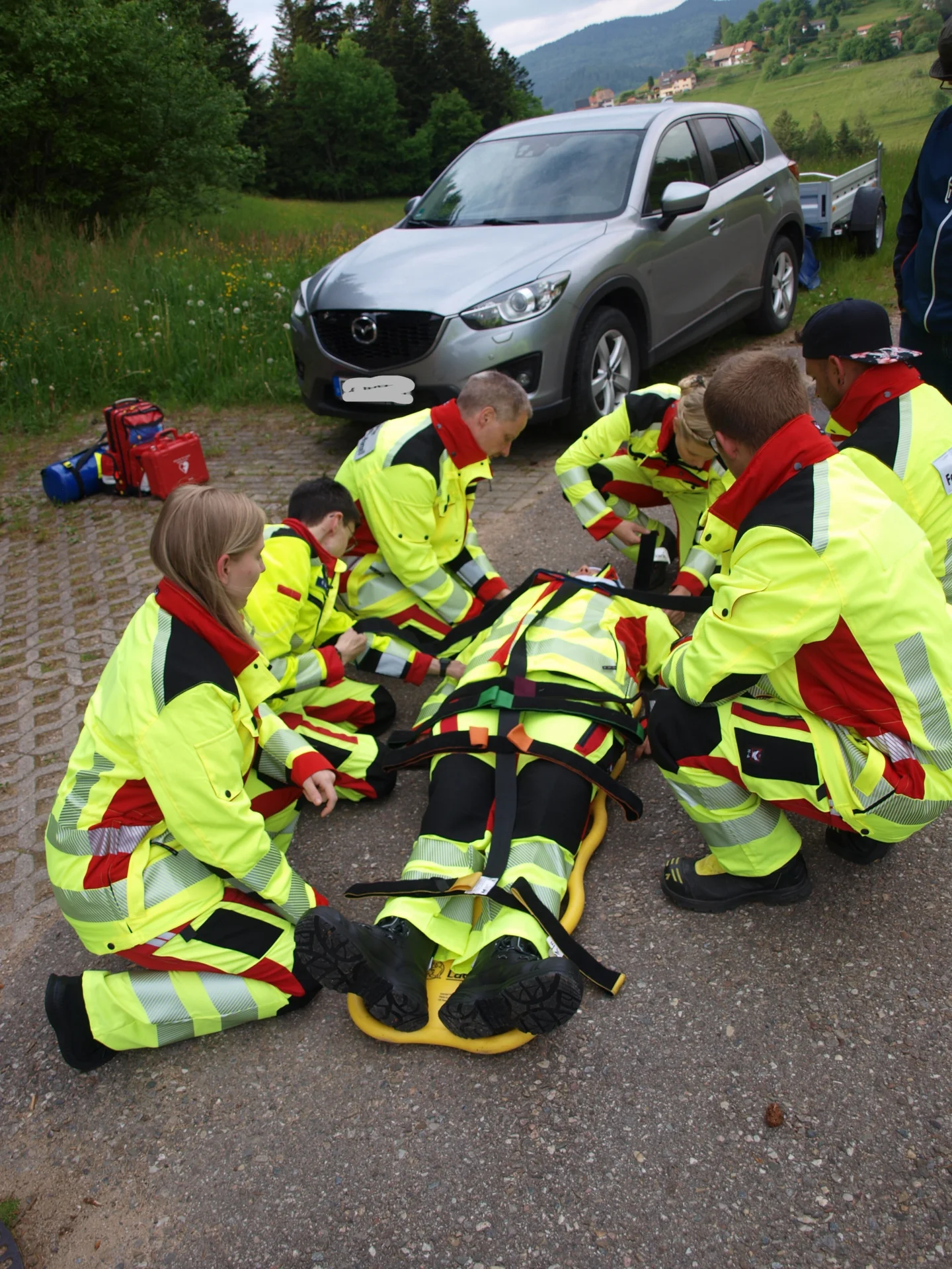 Übung Trauma VU-Imobilisierung 4