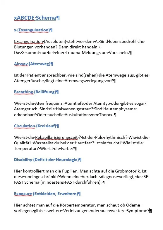 xABCDE Schema